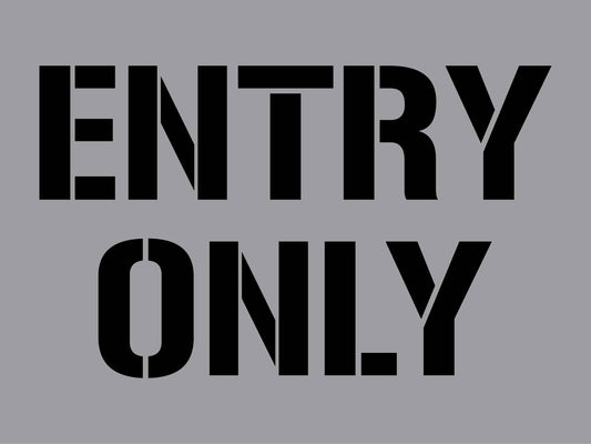 Entry Only - Aluminium Composite Stencil - New Signs