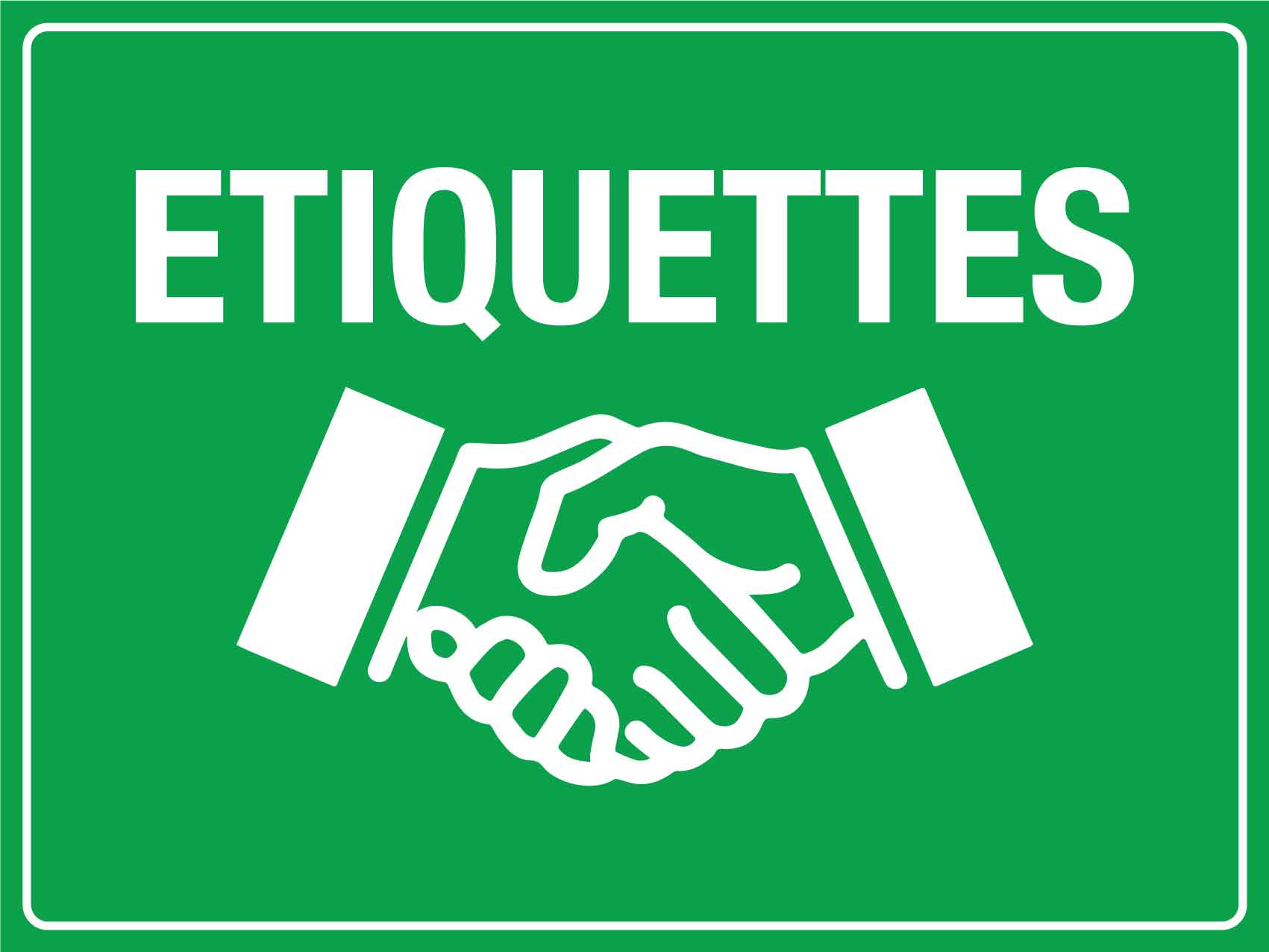 Etiquettes Sign - New Signs