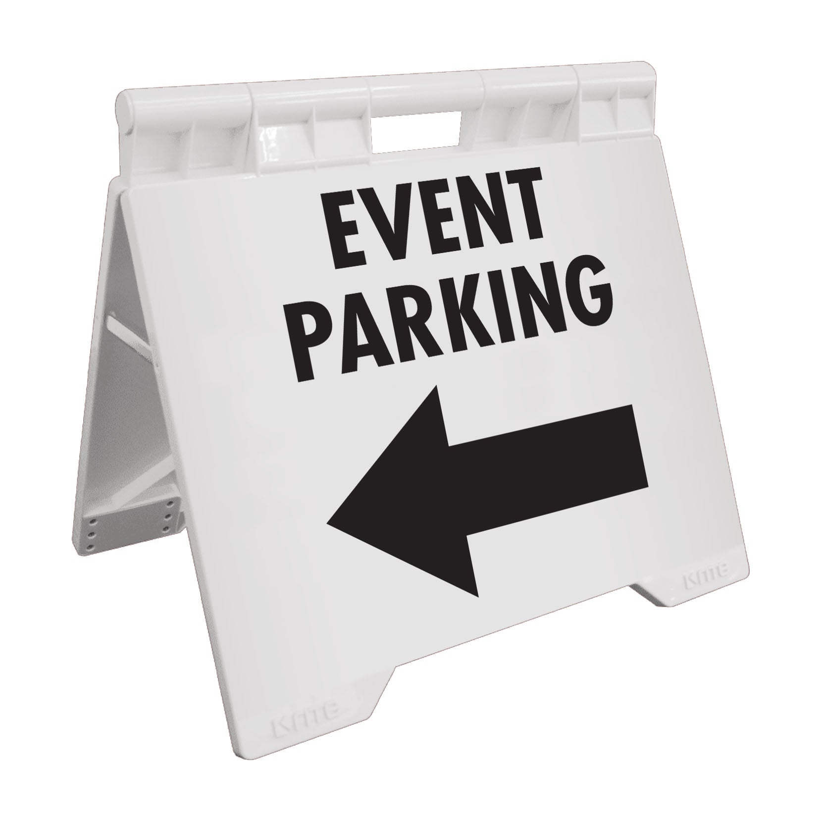 Event Parking Left Arrow - Evarite A - Frame Sign - New Signs