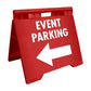 Event Parking Left Arrow - Evarite A - Frame Sign - New Signs