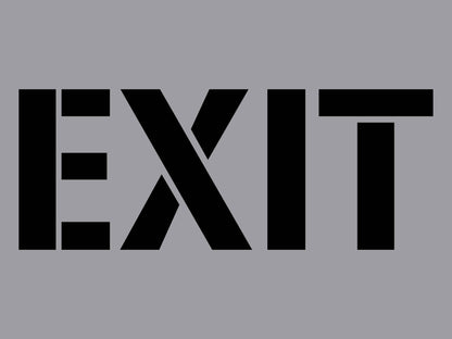 Exit - Aluminium Composite Stencil - New Signs