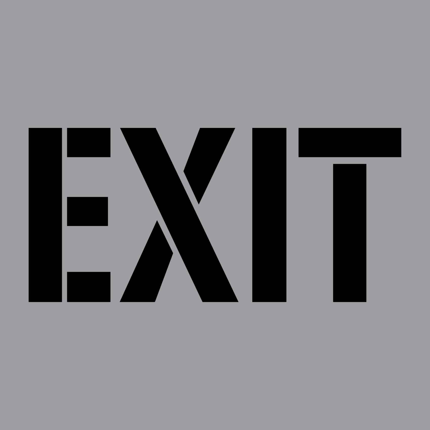 Exit - Aluminium Composite Stencil - New Signs