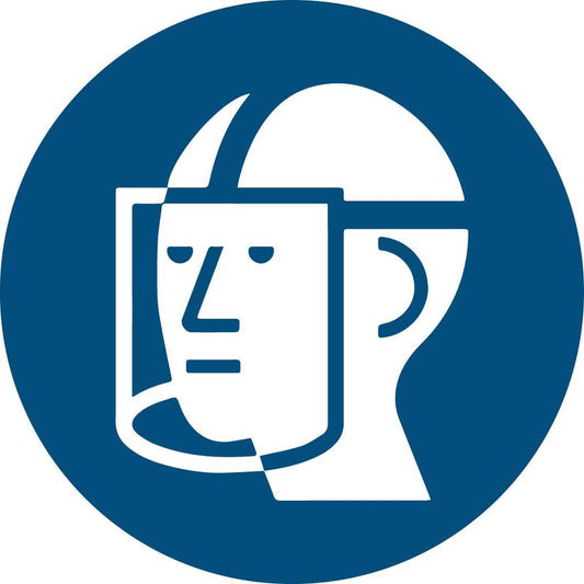 Face Shield Decal - New Signs