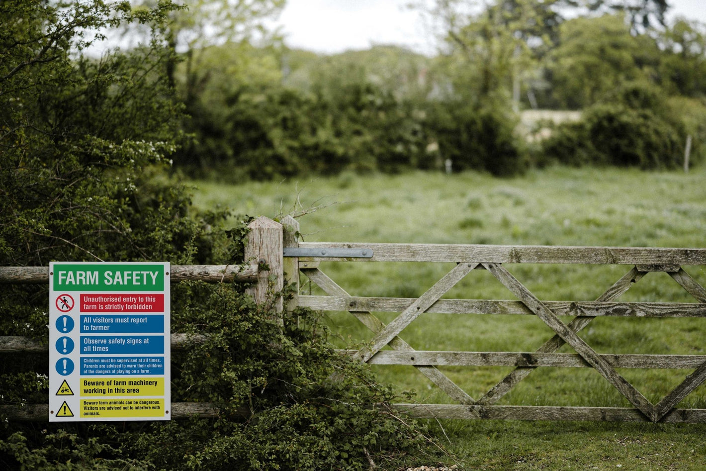 Farm Safety Sign - New Signs