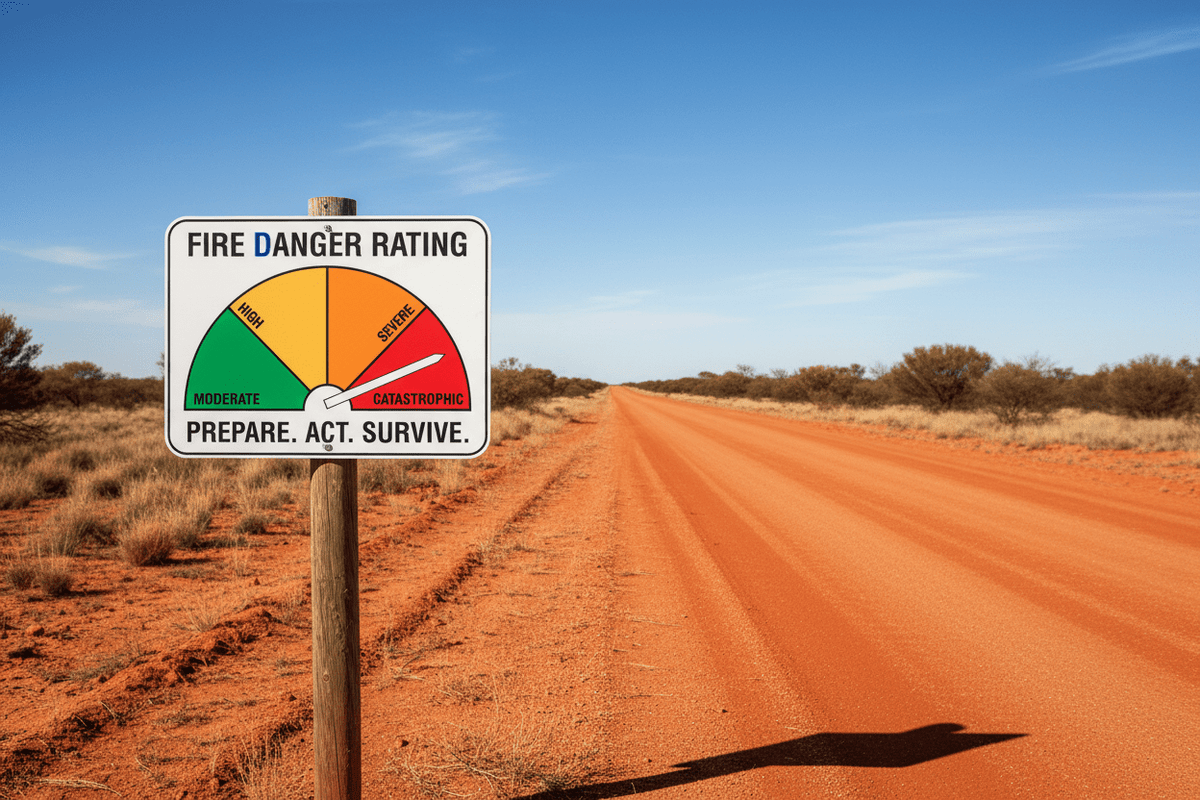 Fire Danger Rating Sign - New Signs