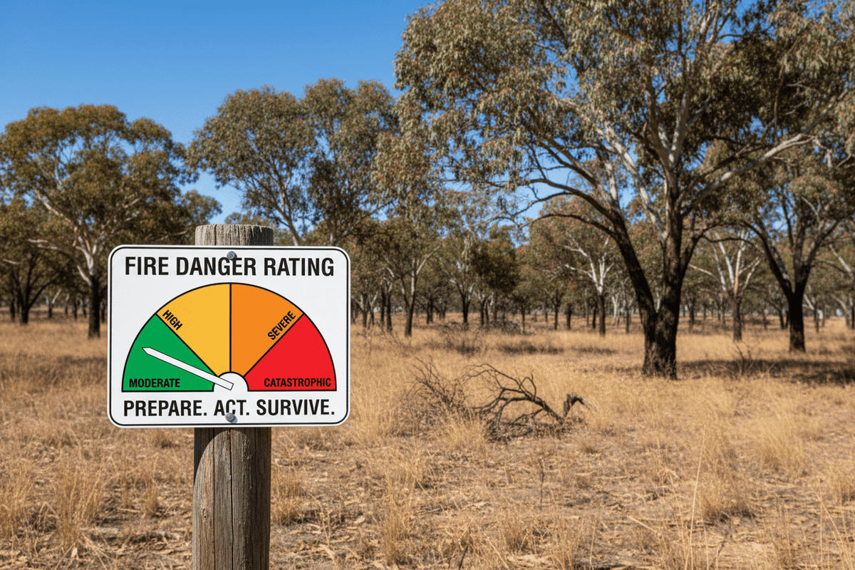 Fire Danger Rating Sign - New Signs