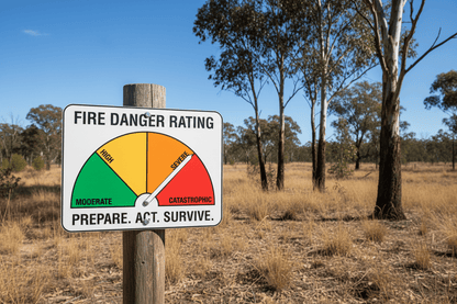 Fire Danger Rating Sign - New Signs