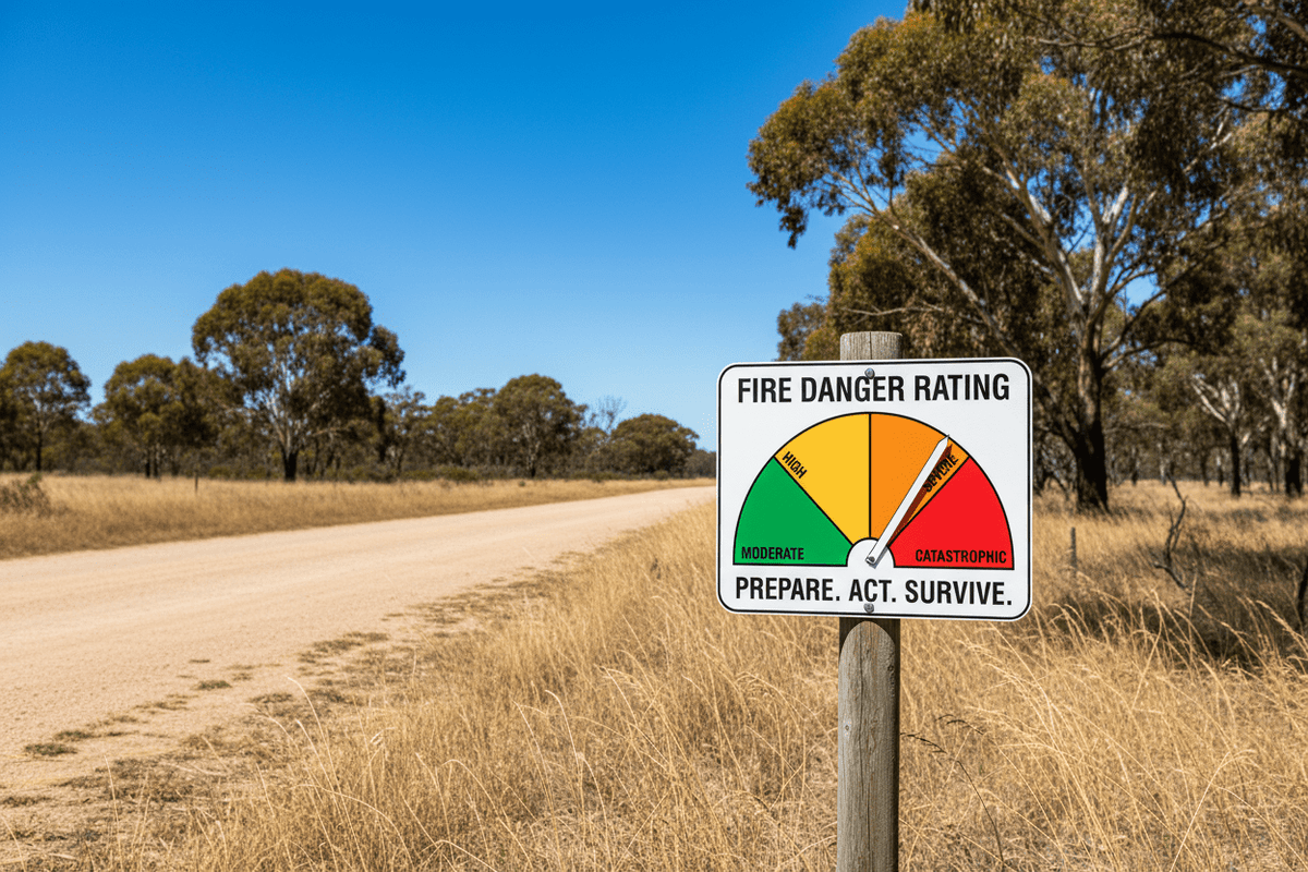 Fire Danger Rating Sign - New Signs