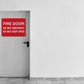 Fire Door Do Not Obstruct Do Not Keep Open Sign - New Signs