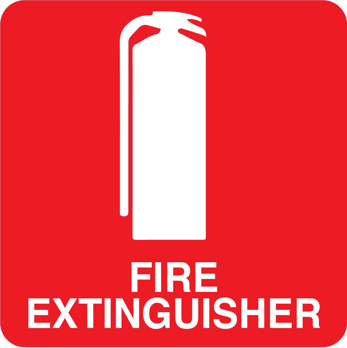 Fire Extinguisher Vehicle Sticker - New Signs