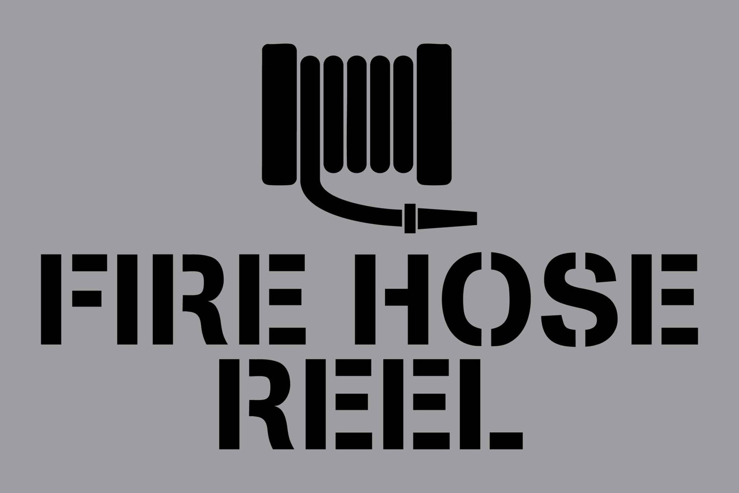 Fire Hose Reel - Aluminium Composite Stencil - New Signs