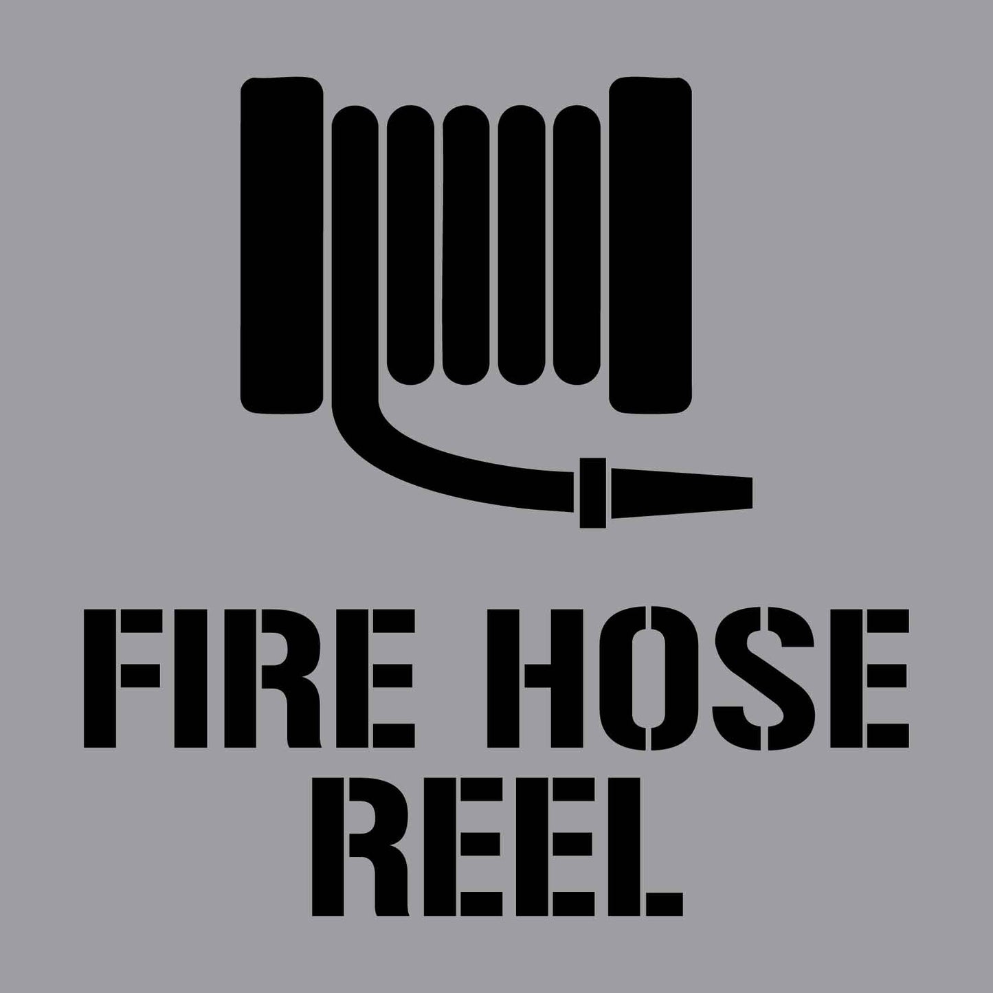 Fire Hose Reel - Aluminium Composite Stencil - New Signs