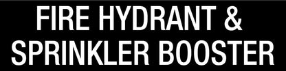 Fire Hydrant & Sprinkler Booster - Statutory Sign - New Signs