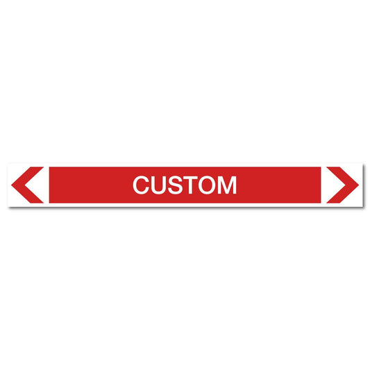Fire Protection - Custom - Pipe Marker Sticker - New Signs