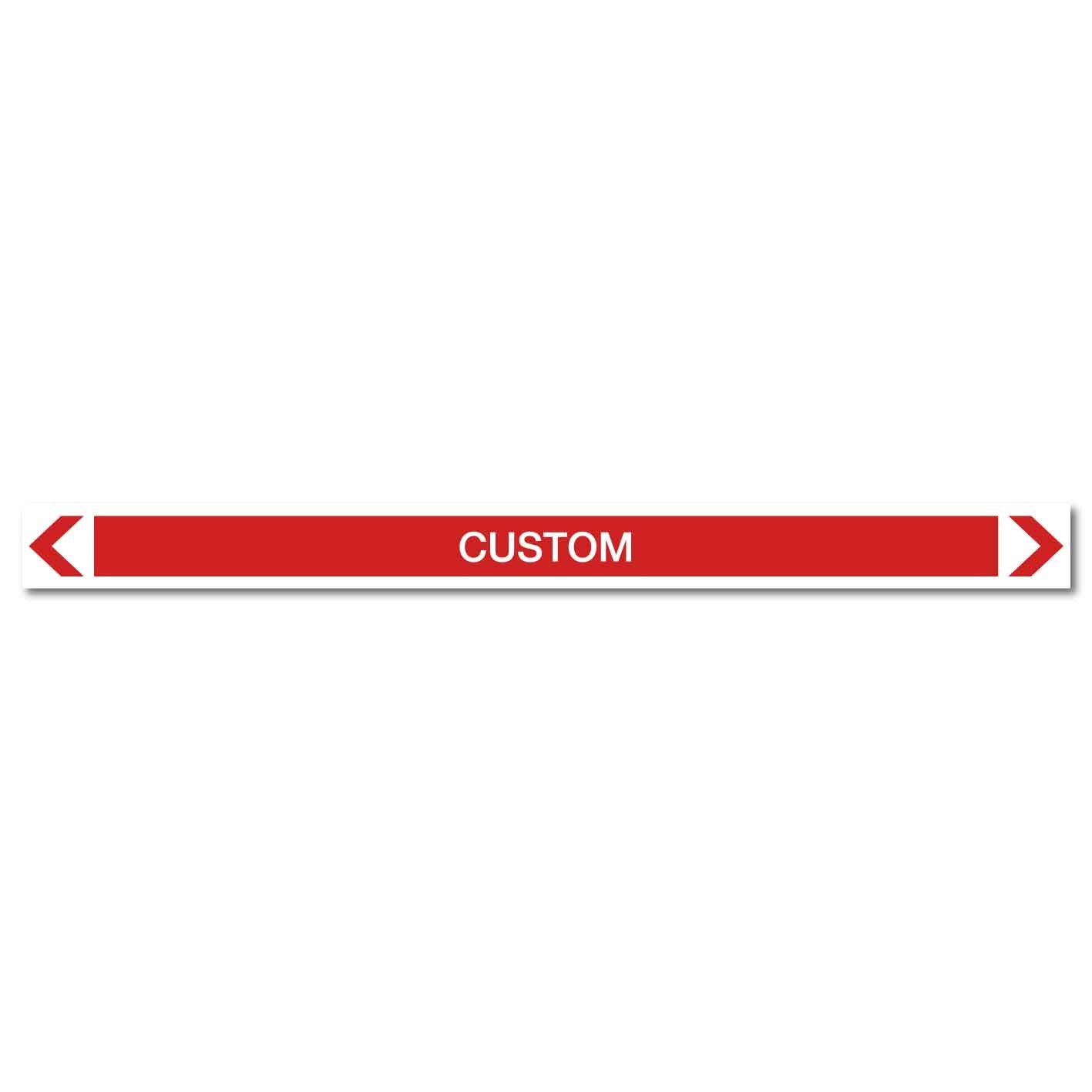 Fire Protection - Custom - Pipe Marker Sticker - New Signs