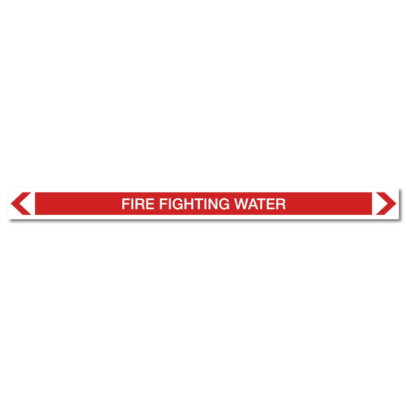 Fire Protection - Fire Fighting Water - Pipe Marker Sticker - New Signs