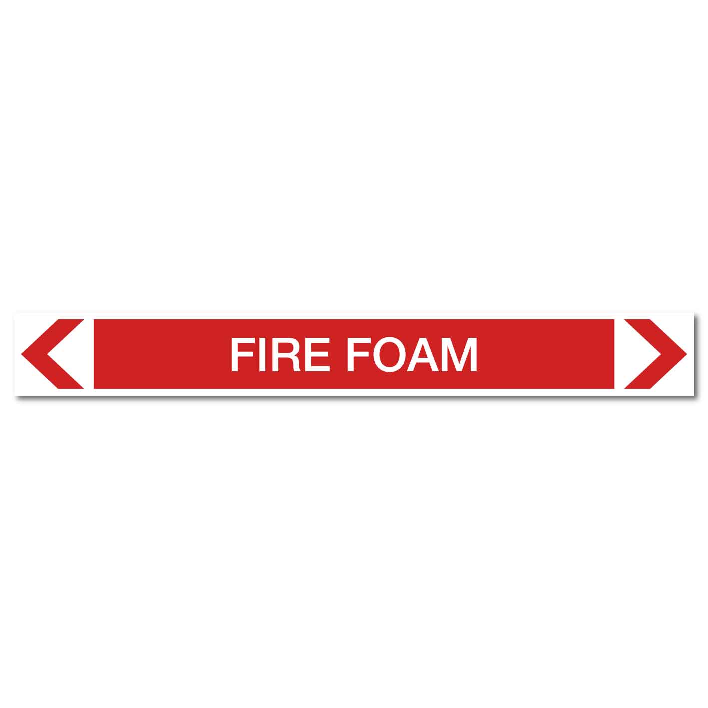 Fire Protection - Fire Foam - Pipe Marker Sticker - New Signs