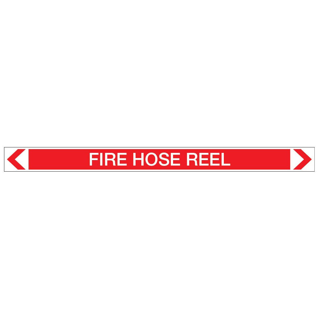 Fire Protection - Fire Hose Reel - Pipe Marker Sticker - New Signs