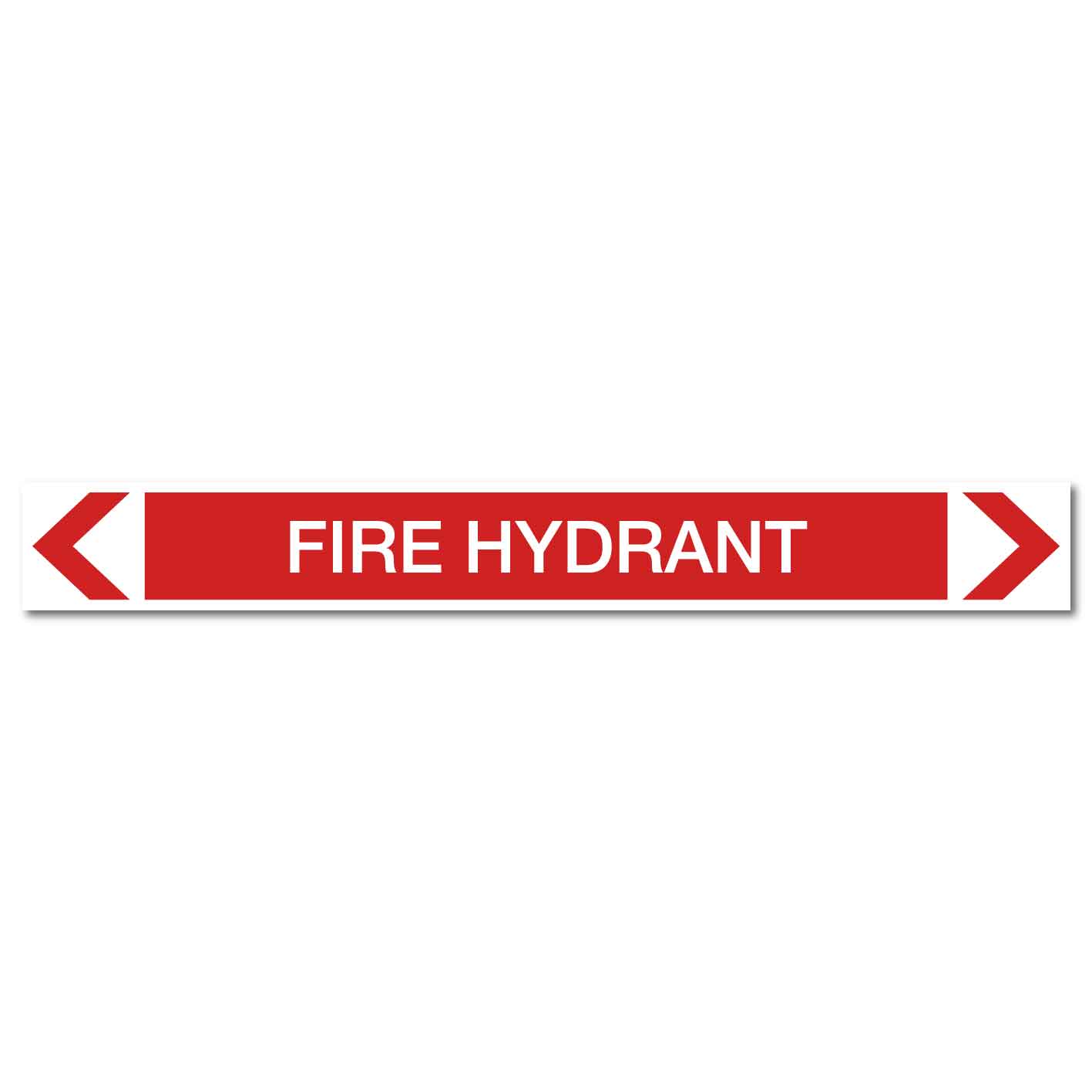 Fire Protection - Fire Hydrant - Pipe Marker Sticker - New Signs