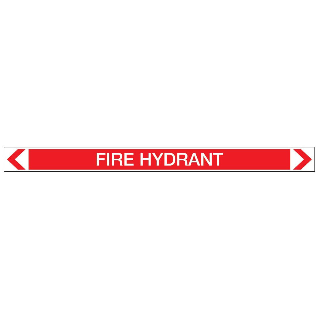 Fire Protection - Fire Hydrant - Pipe Marker Sticker - New Signs
