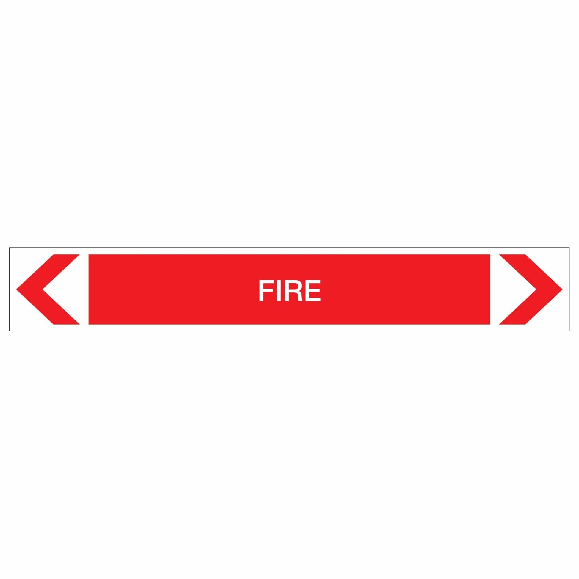 Fire Protection - Fire - Pipe Marker Sticker - New Signs