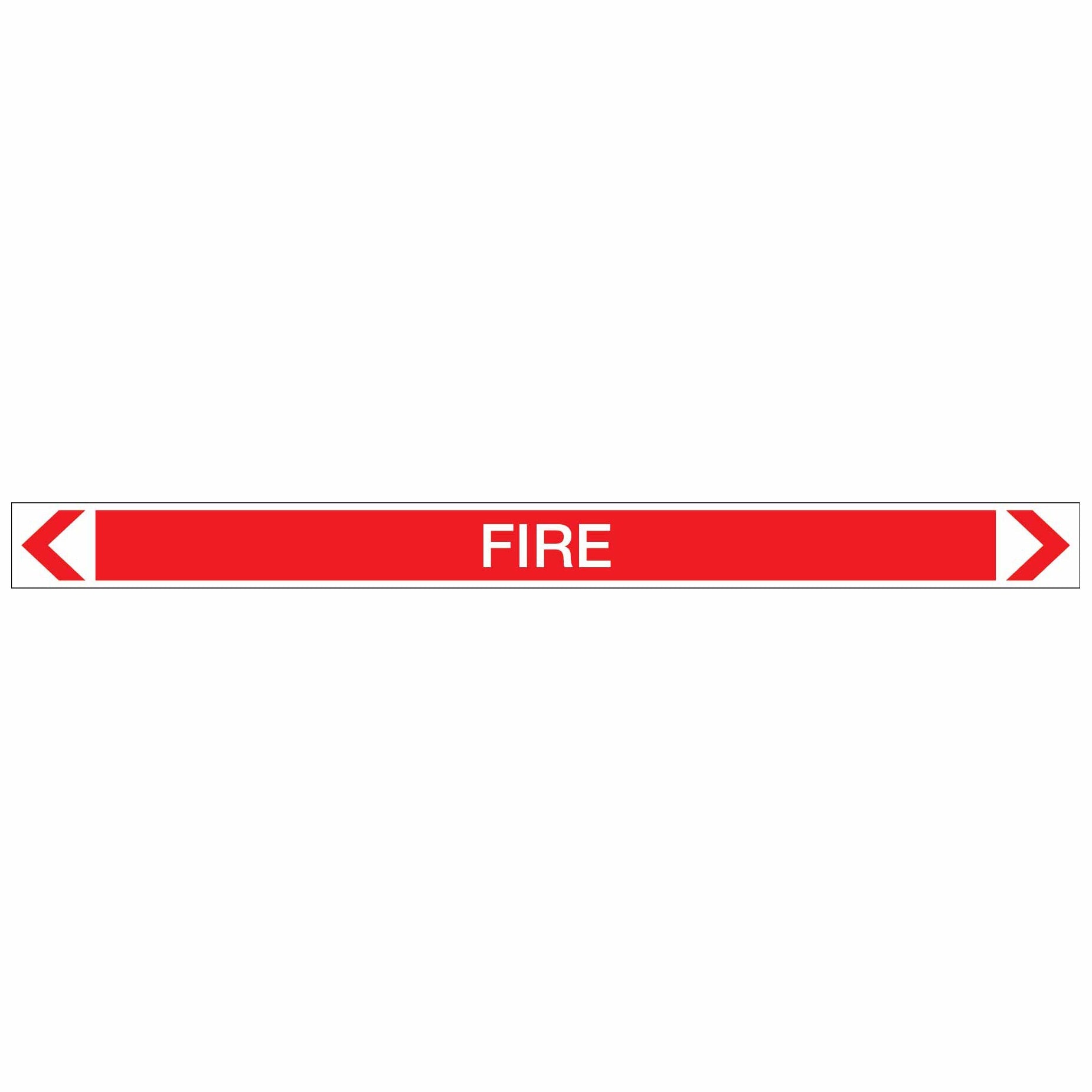 Fire Protection - Fire - Pipe Marker Sticker - New Signs