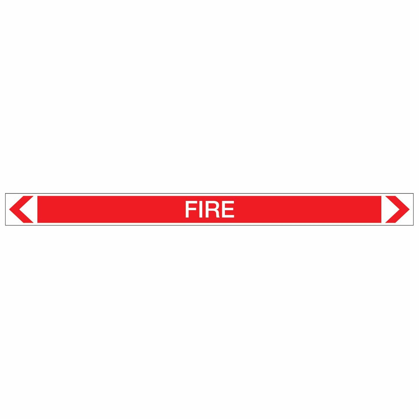 Fire Protection - Fire - Pipe Marker Sticker - New Signs