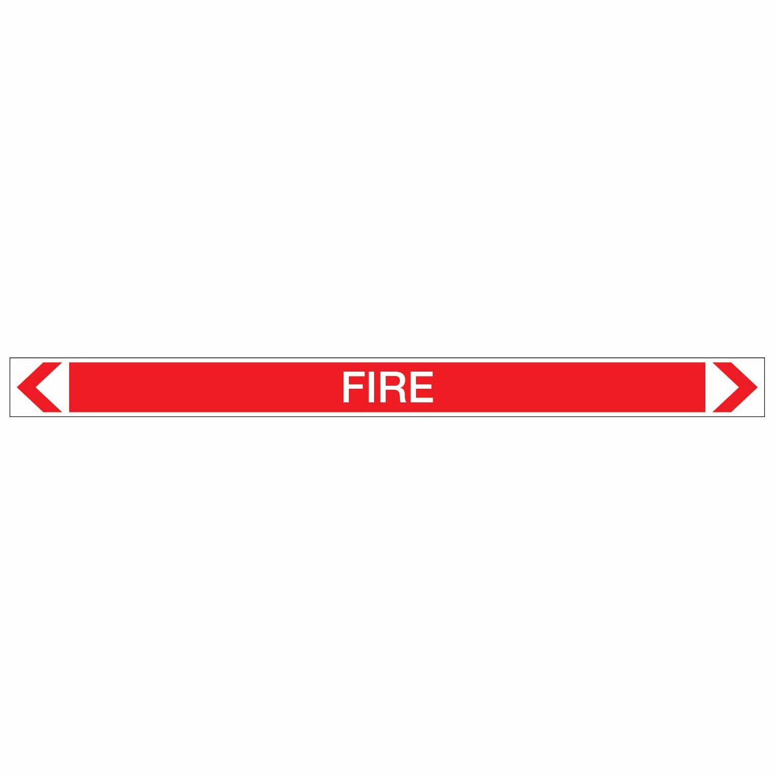 Fire Protection - Fire - Pipe Marker Sticker - New Signs