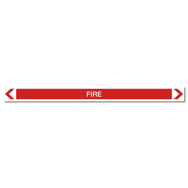 Fire Protection - Fire - Pipe Marker Sticker – New Signs