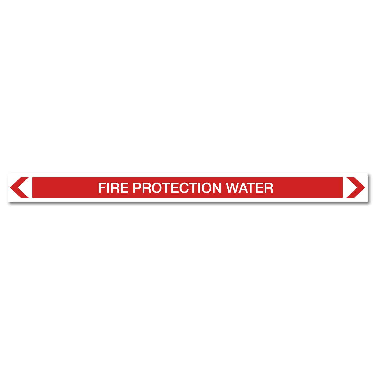Fire Protection - Fire Protection Water - Pipe Marker Sticker - New Signs