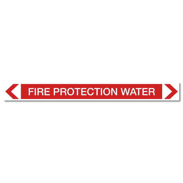 Fire Protection Pipe Marker Stickers | Pipe Markers – New Signs