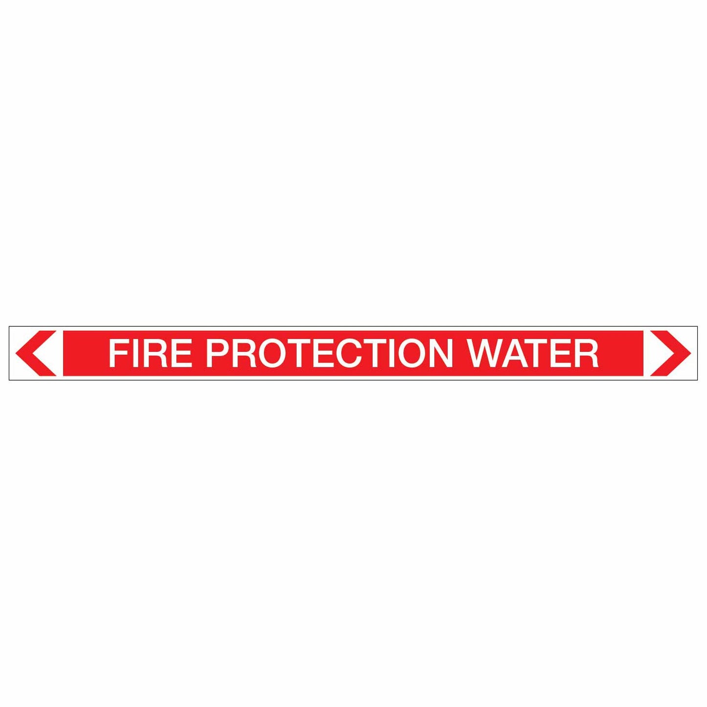 Fire Protection - Fire Protection Water - Pipe Marker Sticker - New Signs