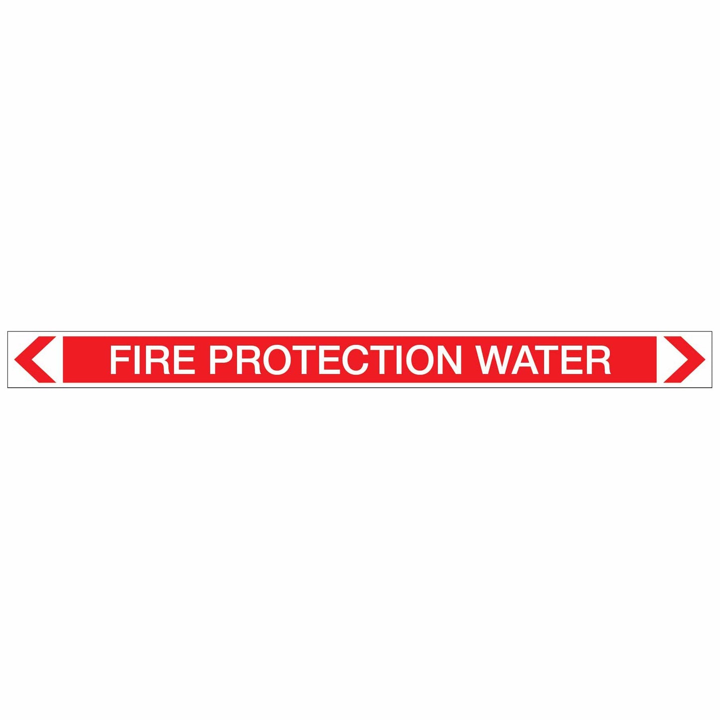 Fire Protection - Fire Protection Water - Pipe Marker Sticker - New Signs