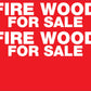 Fire Wood For Sale - Landscape Corflute Toblerone Signs - New Signs