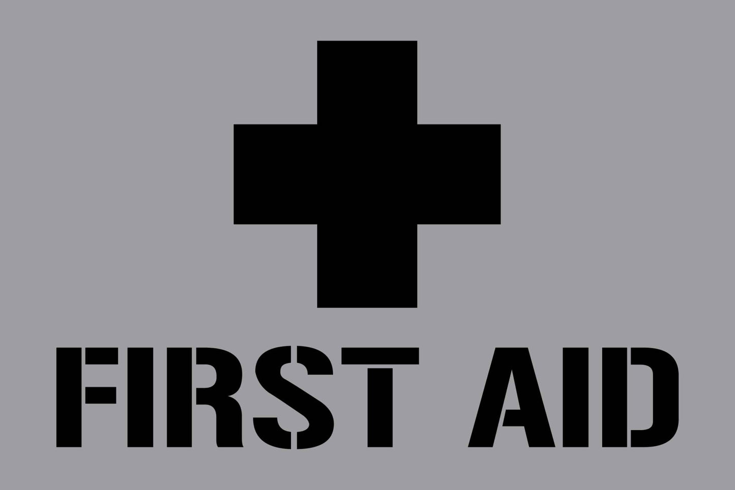 First Aid - Aluminium Composite Stencil - New Signs