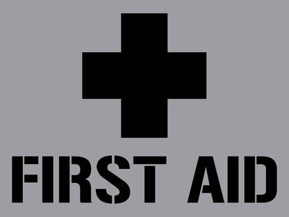 First Aid - Aluminium Composite Stencil - New Signs