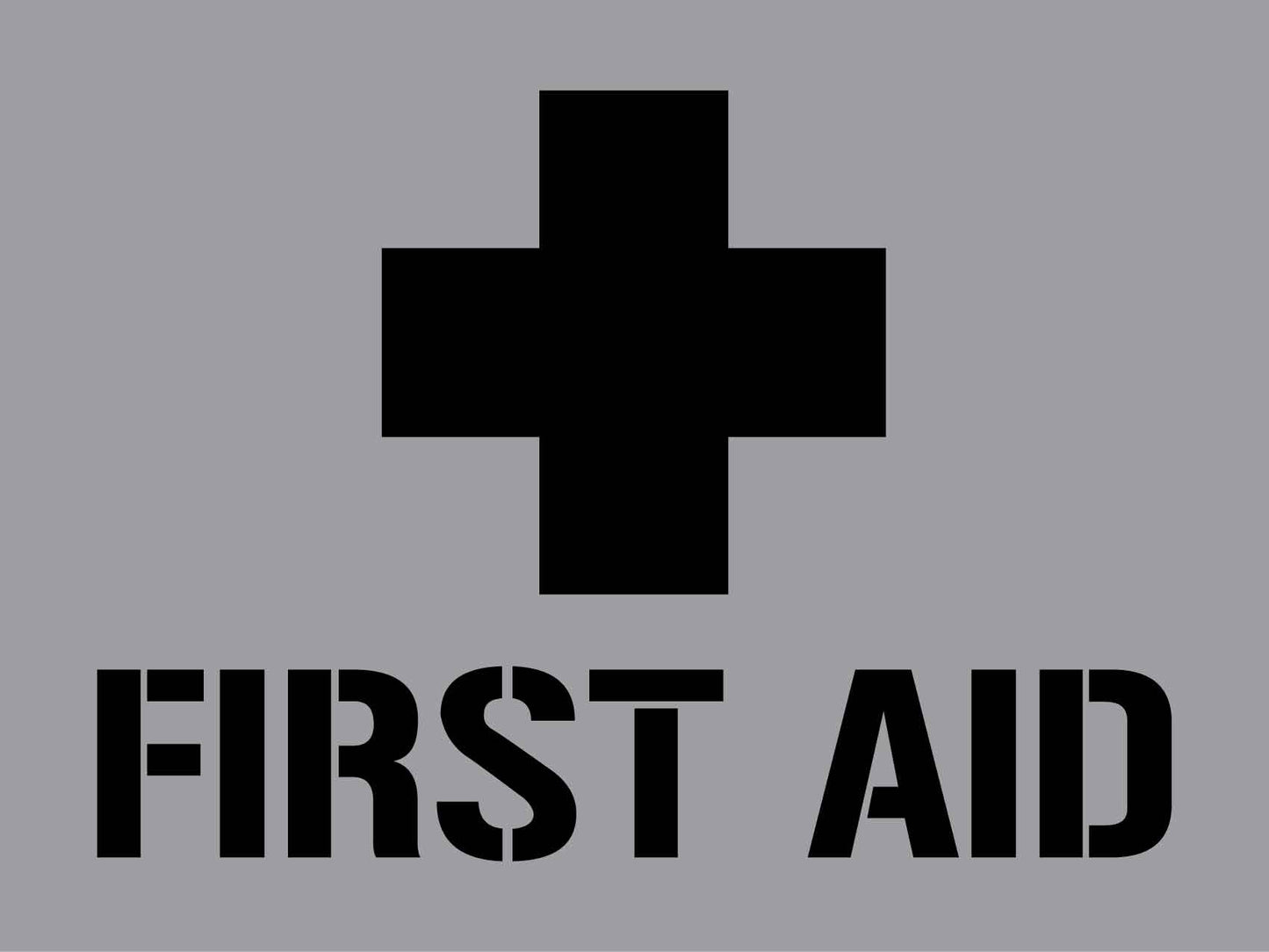 First Aid - Aluminium Composite Stencil - New Signs