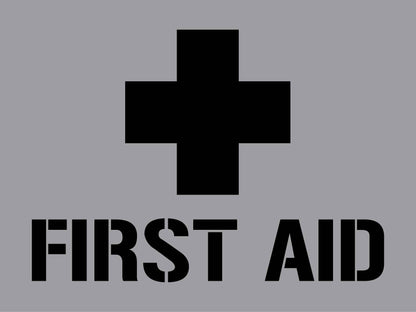First Aid - Aluminium Composite Stencil - New Signs