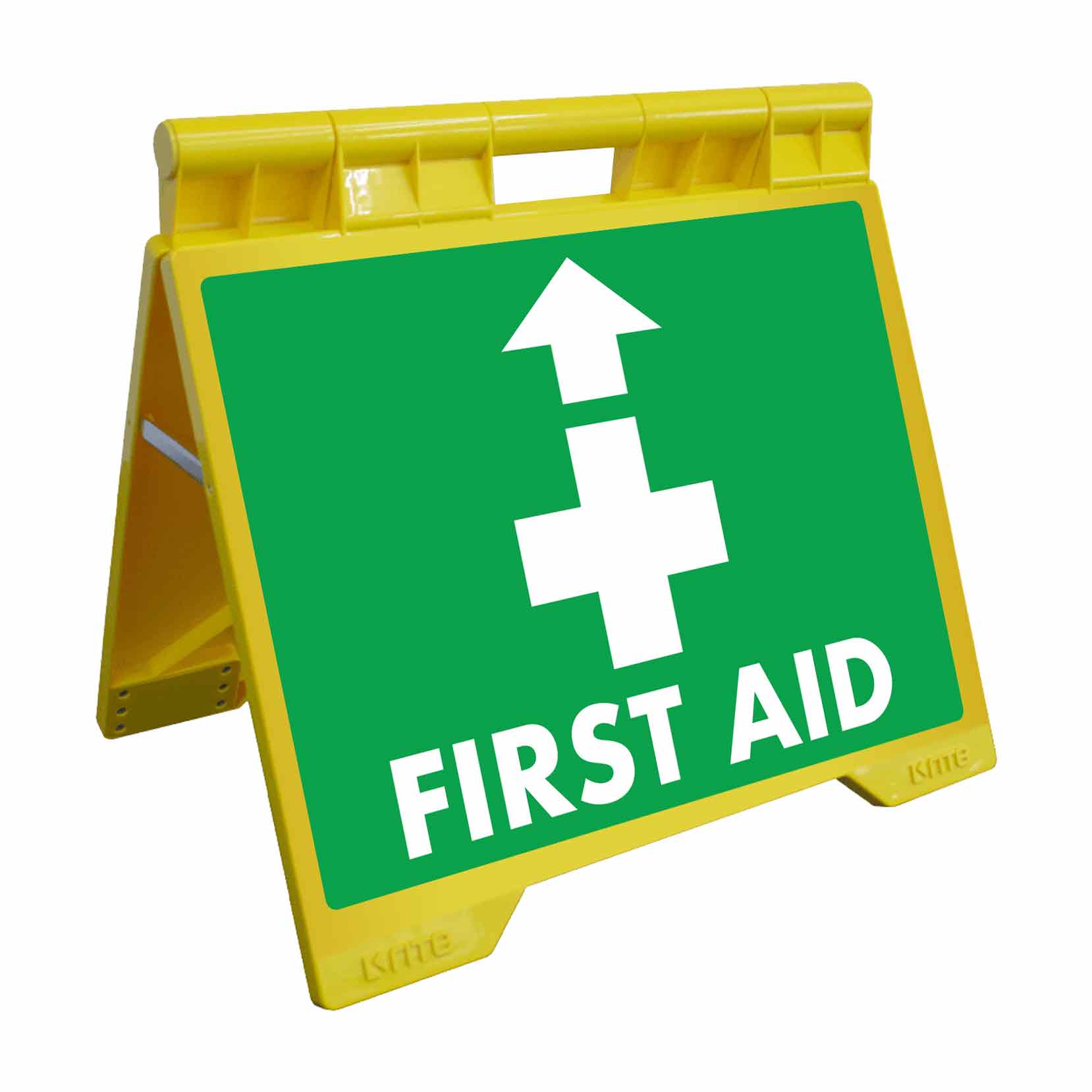 First Aid Arrow Up - Evarite A - Frame Sign - New Signs
