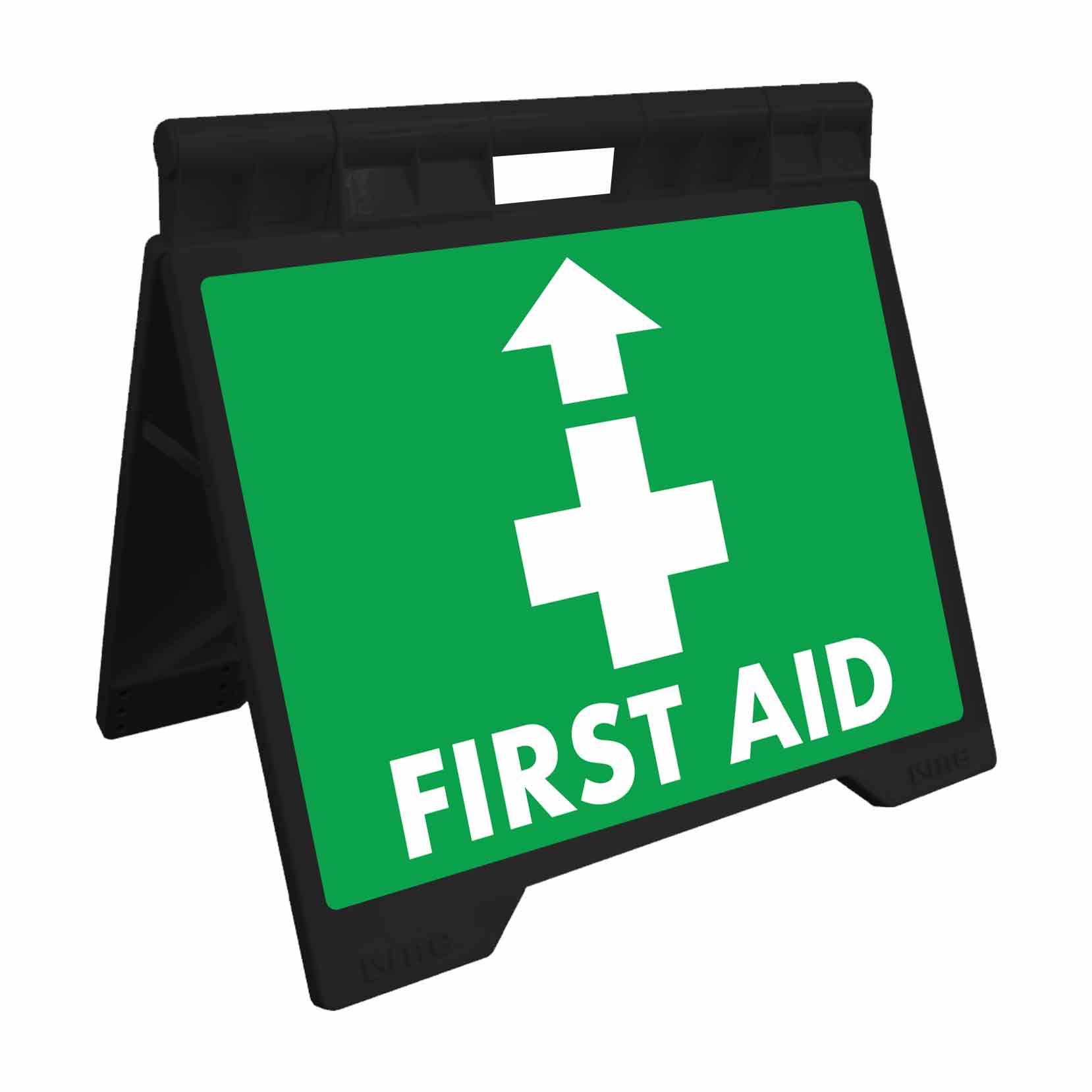 First Aid Arrow Up - Evarite A - Frame Sign - New Signs