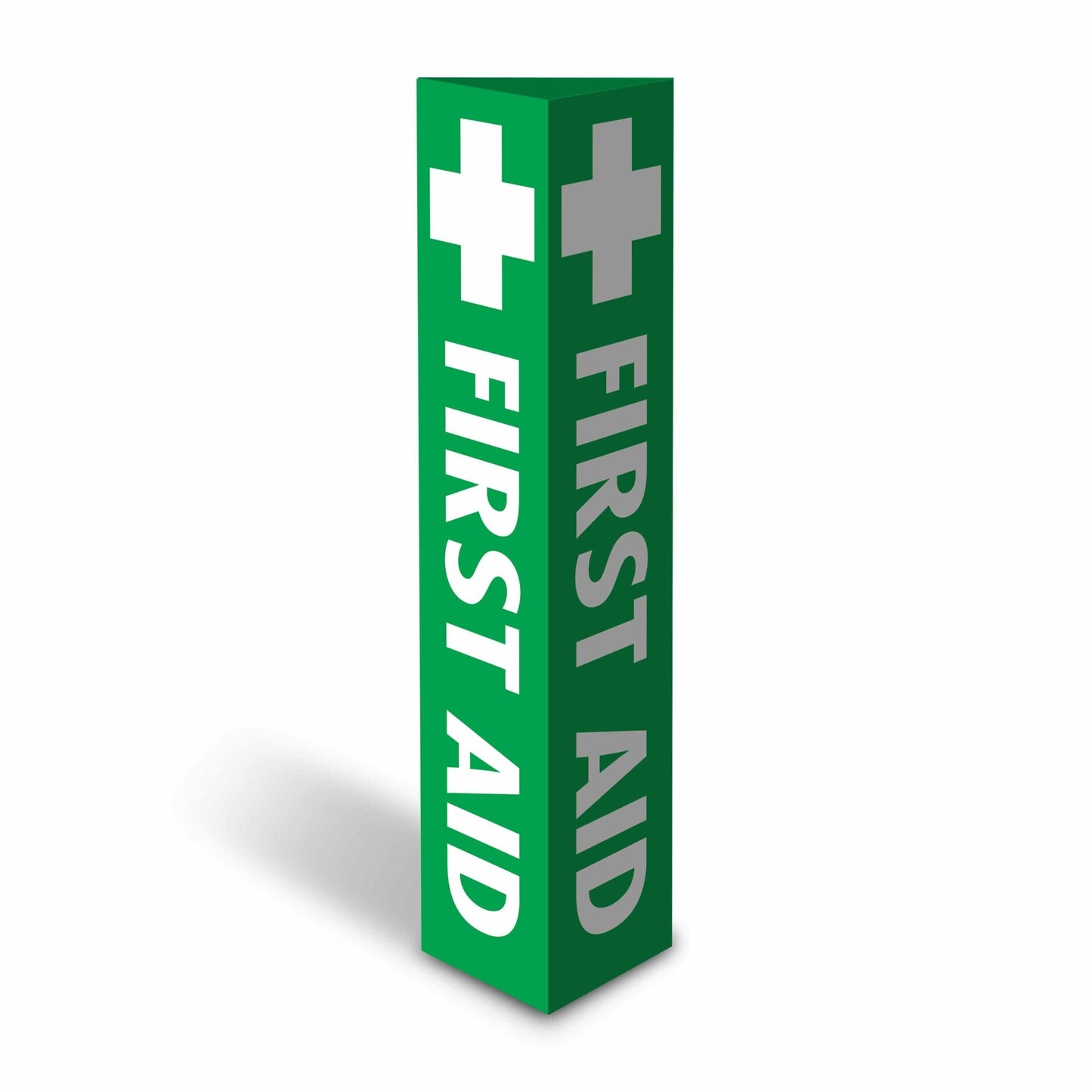 First Aid - Corflute Bollard Cover - New Signs
