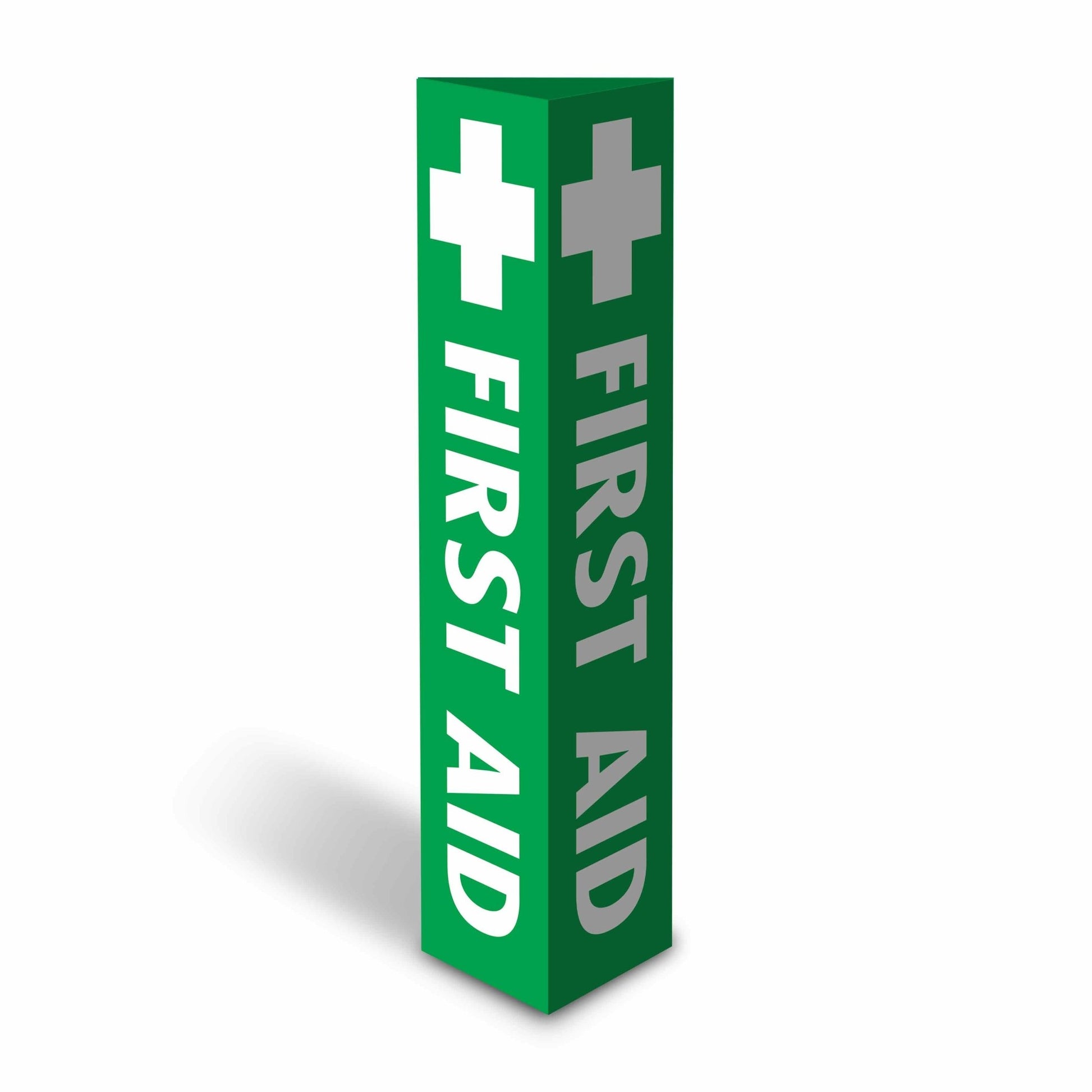 First Aid - Corflute Bollard Cover - New Signs