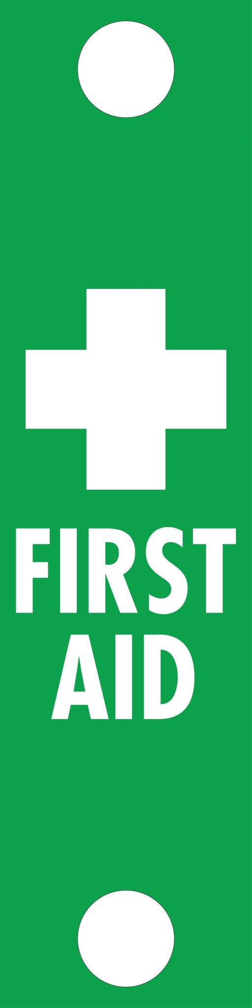 First Aid - Corflute Bollard Traffic Signs - New Signs