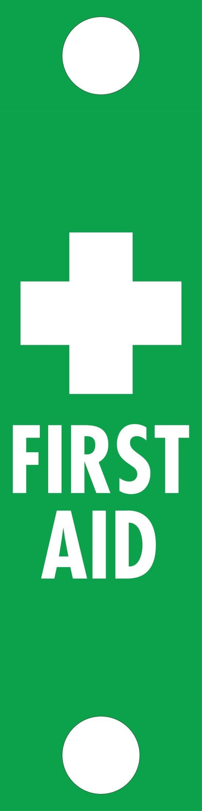 First Aid - Corflute Bollard Traffic Signs - New Signs