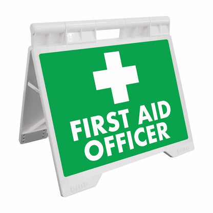 First Aid Officer - Evarite A - Frame Sign - New Signs