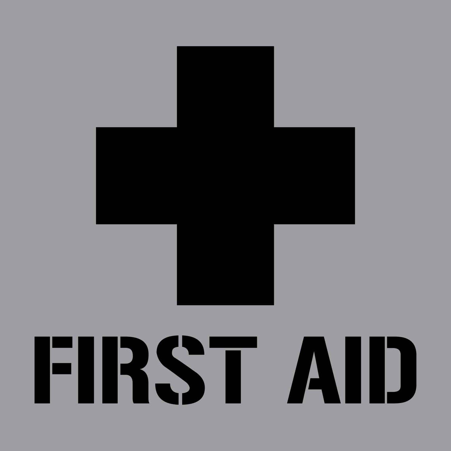 First Aid Portrait - Aluminium Composite Stencil - New Signs
