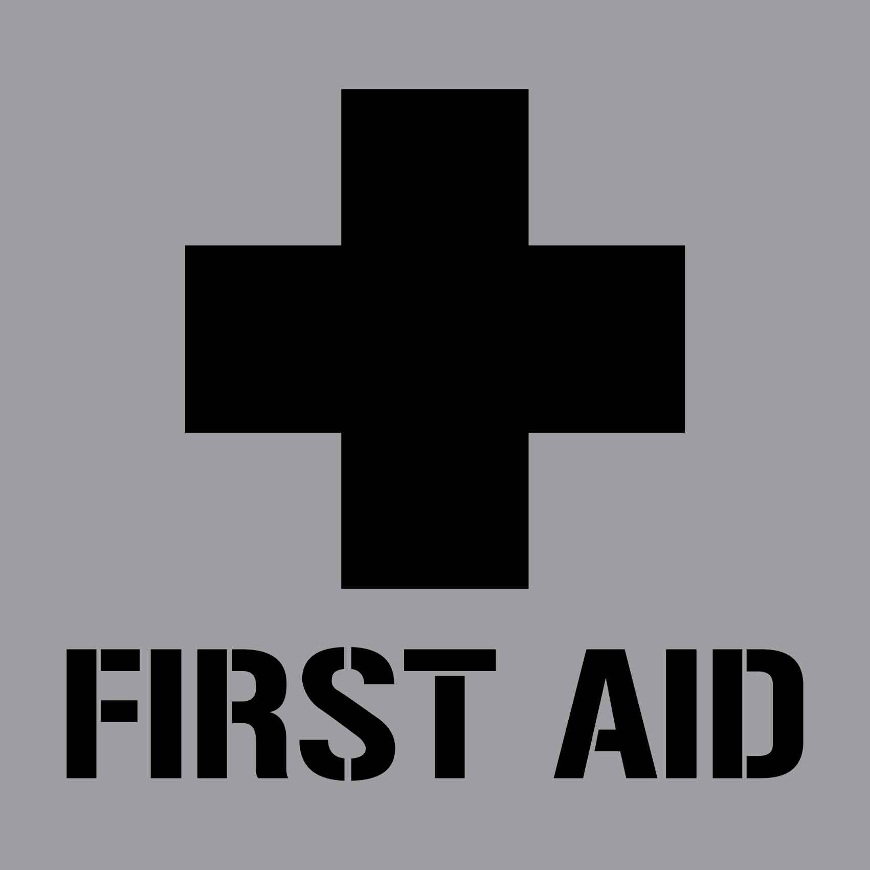 First Aid Portrait - Aluminium Composite Stencil - New Signs
