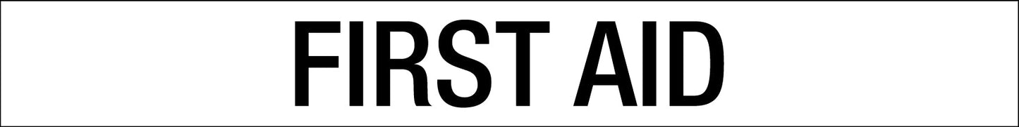 First Aid - Statutory Sign - New Signs