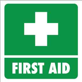 FKA First Aid Vehicle Sticker Sign - New Signs