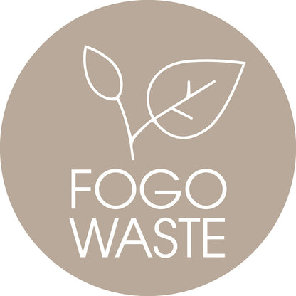 FOGO Fawn Background Circle Bin Sticker - New Signs